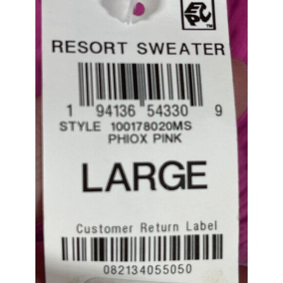 ON 34th Womens Pink Knit Sweater Large - Picture 8 of 8
